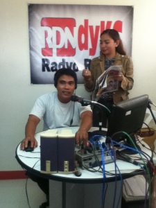 RPN radio booth: fun filled session